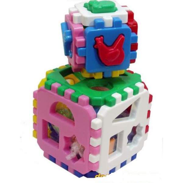 Іграшка куб "Розумний малюк 1+1 Технок " 1899 /15 шт (шт.)