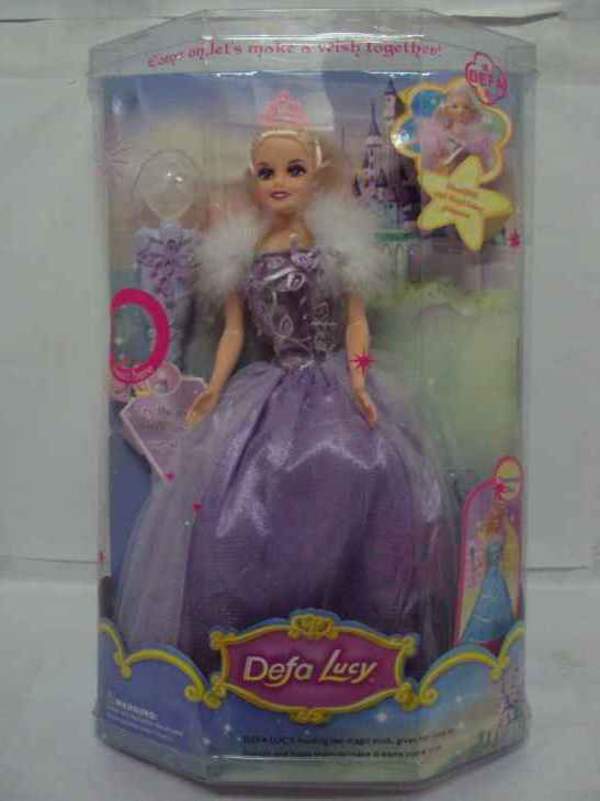 Лялька DEFA 8003 (24шт) 29см, чарівна паличка-світло, на бат-ці (табл), 2 види, в кор-ці, 21,5-34-8с (шт.)