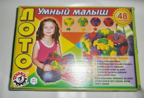 Іграшка куб "Розумний малюк Лото ТехноК" 2018 (шт.)