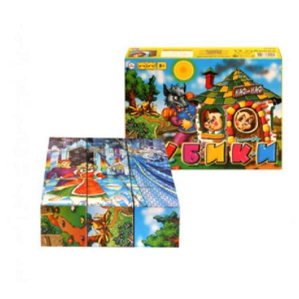 Кубики пл. вел. "Українські народні казки" 1141/25 шт (шт.)