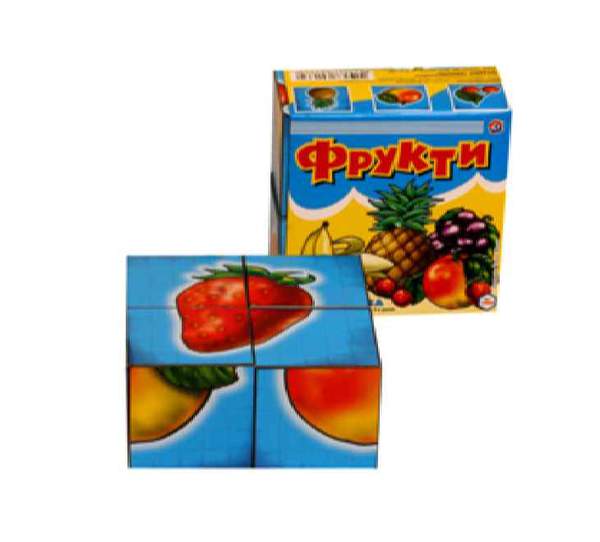 кубики "Фрукти"  1332/34 шт (шт.)