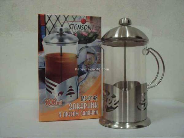 Заварник-прес 800мл MS-0148 (24шт) (шт.)