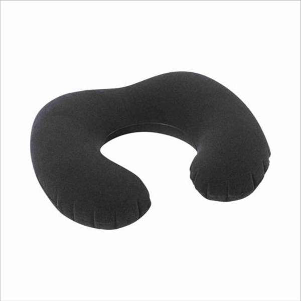 Подушка-підголовник 68675 (36шт) надувна, чорна, флокове покриття, 33-25-8см, в кор-ці, 19-13-2см (шт.)