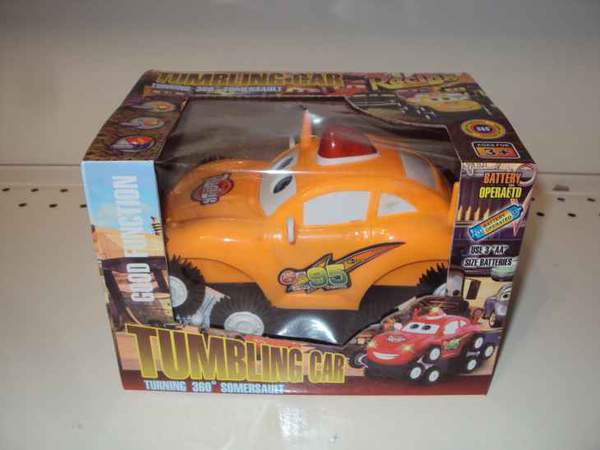 Машина трюкова (перекрут) 8095/9913 (72шт) ТЧ, рухаються очі, рот, муз, світло, 3 кольори, на бат-ці (шт.)