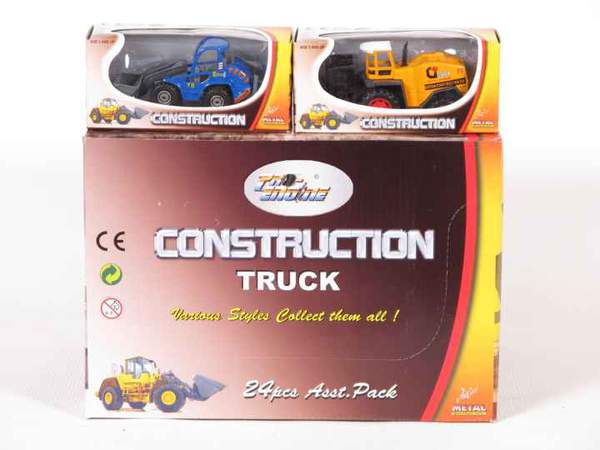 HU Набір машинок PT 603 (288шт) метал,будтех,8,5см,у кор-ці,12-5,5-4,5см,24шт у дисплеї,25-17,5-19,5 (шт.)