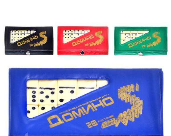 Доміно M 0003 (60шт) 4 кольори, в пеналі, 17,5-10-1,5см (шт.)