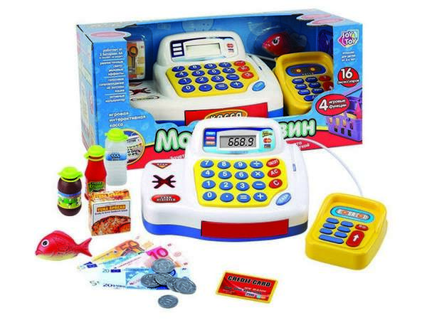 Касовий апарат 7020-UA калькулятор, продукти, муз.(укр.), світло, бат., кор., 43-18-18 см. (шт.)