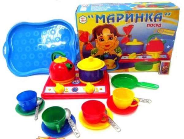 Іграшка посуд "Маринка Технок " в картонній коробці 1554/5 шт (шт.)