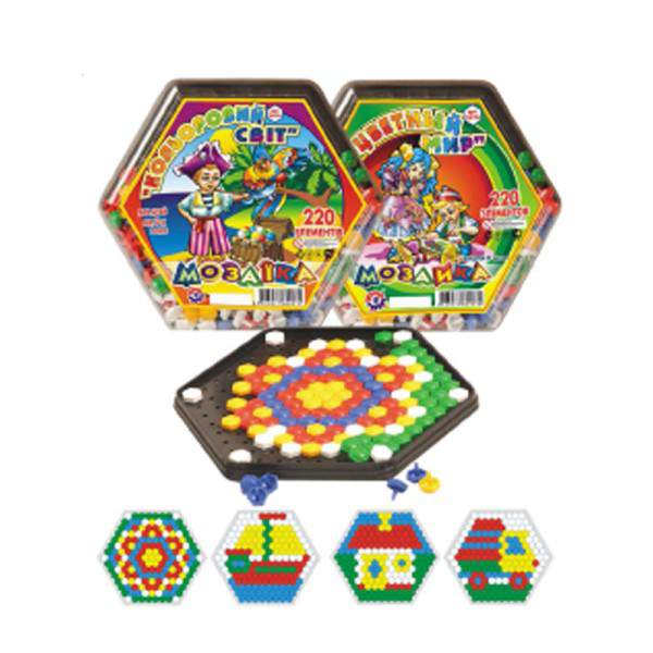 Іграшка мозаїка "Кольоровий світ Технок" 2070 /36 шт (шт.)