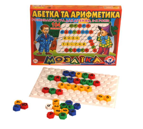 Мозаїка Абетка + Арифметика 10шт.(укр.)  2223 (шт.)