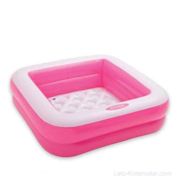 57100 басейн  дитячий з надувним дном 85*85*23см /6/ (шт.)