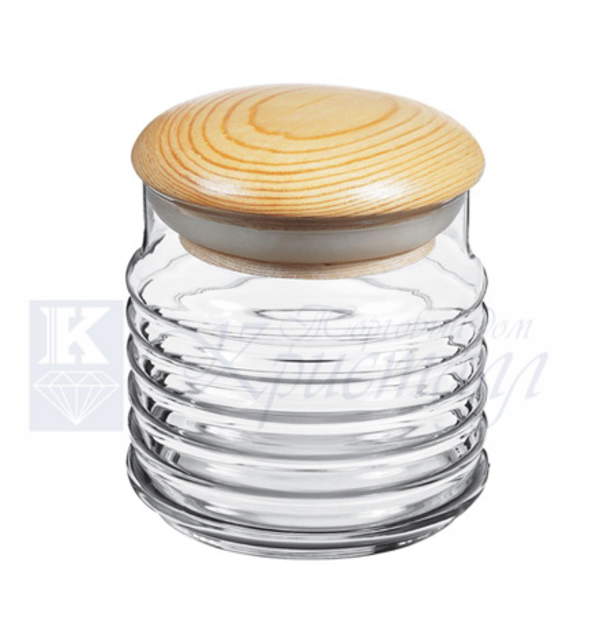 Бабілон банка з дерев.кришкою v-0,63л (под.уп.) 43163 (шт.)