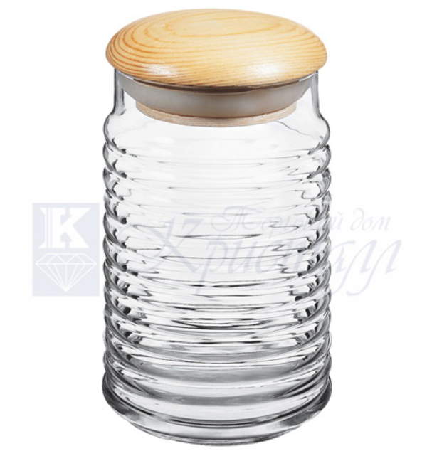 Бабілон банка з дерев.кришкою v-1,12л (под.уп.) 43173 (шт.)