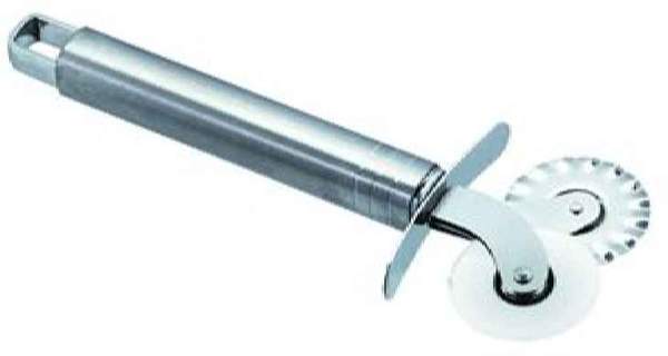 9596 Тісторізка двоколісна  нержавіюча  L19 см (шт) 9596 (шт.)