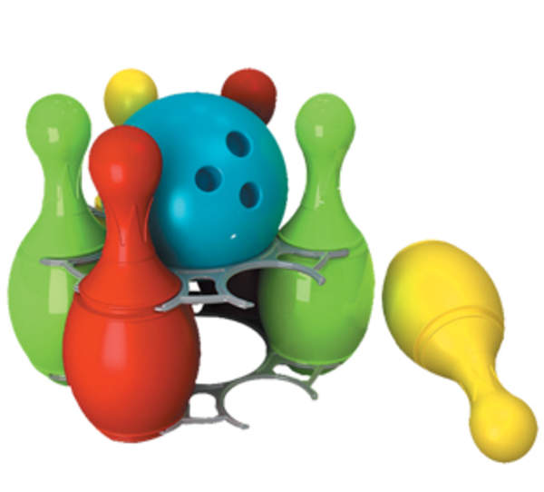 Іграшка "Набір для гри в боулинг 2 Технок" 2919 /8 шт (шт.)