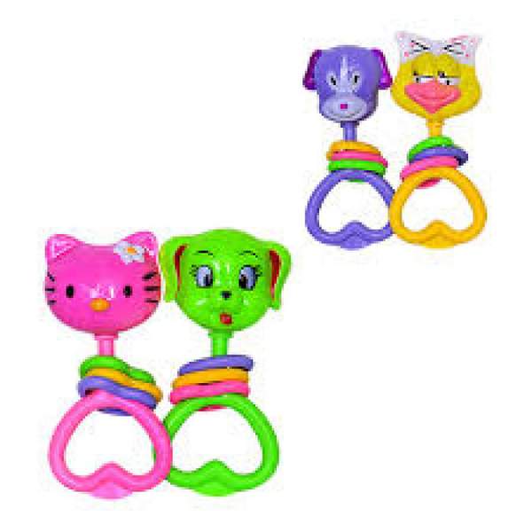 Брязкальце 2038 A-D (480шт) 2 види, 2 шт, в пакеті, 13,5-5-16см (шт.)