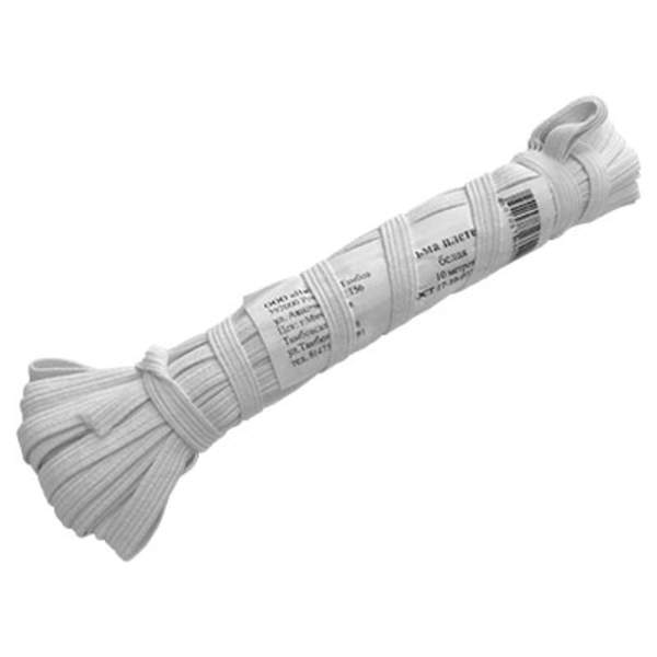 Гумка для білизни х/б довжина 10 метрів ширина 7 мм (10шт/уп.) арт.374 (шт.)