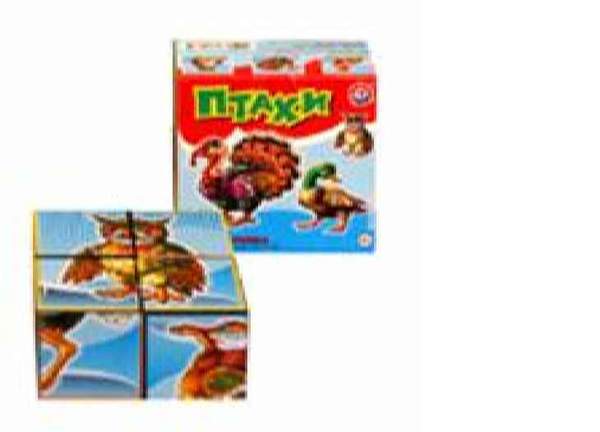 Кубики Птахи  1875/34 шт (шт.)