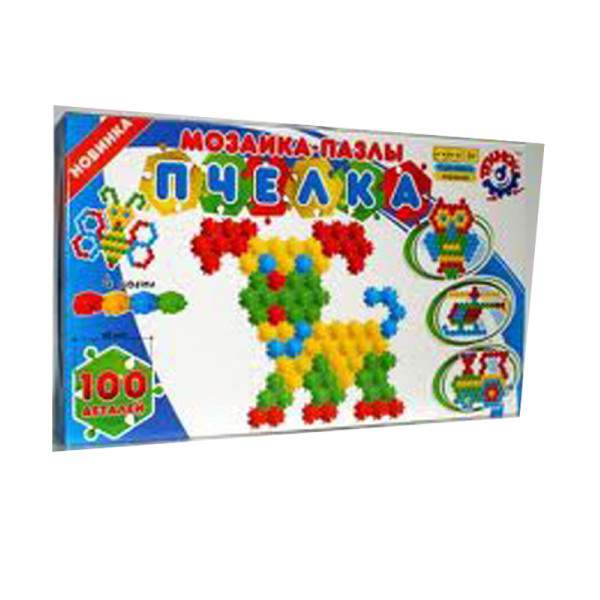 Іграшка Мозаїка-пазли "Бджілка" (100 дет.) 1035 /4 шт (шт.)