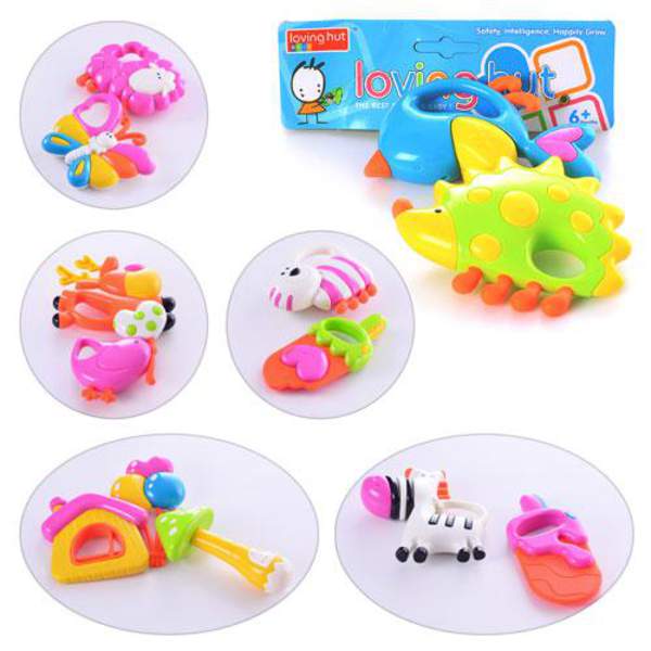 Брязкальце 13012 (288шт) 6 видів, в пакеті, 15-18-3см (шт.)