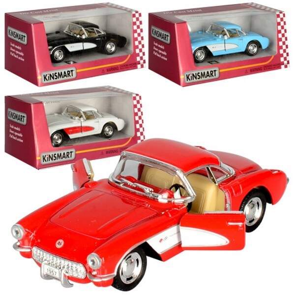 Машинка KT 5316 W (24шт) інер-я, 12см, 1:34, відкр.дверь, гум.колеса, 4 кольори, в кор, 16-8-7см (шт.)