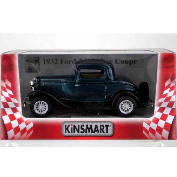 Модель легкова FORD 3-WINDOW COUPE (1932) 5'' KT5332W метал.інерц.відкр.дв.4кол.кор./96/ (шт.)