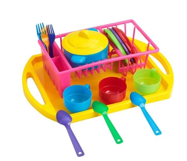 Посуд № 3 Юна господарочка" №3 (19-ел) арт 048/3,Набір дитячий, Бамсик (шт.)