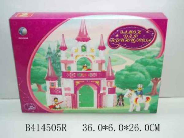 Конструктор SLUBAN M38-B0153 (16шт) замок принцеси, фігурки, 271дет, в кор-ці, 28,5-42,5-6,5см (шт.)