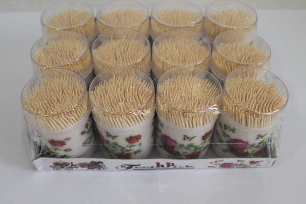 Зубочистки №2051 кругл. бамб. пион 300шт в уп.10шт  (360/10) (шт.)