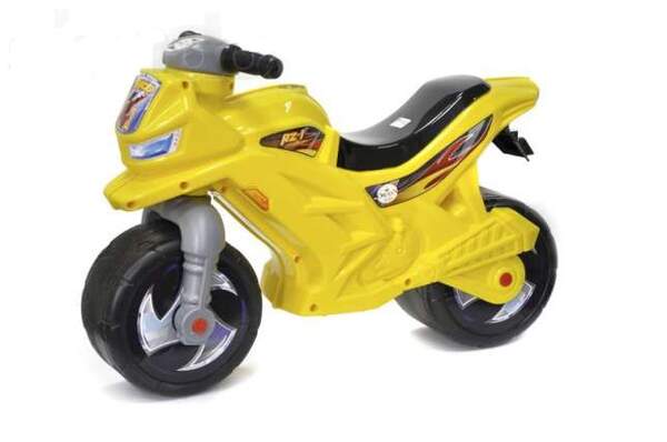 Мотоцикл Біговел 2-х колісний  лимонний 501 (шт.)