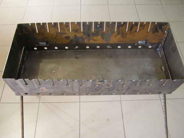 Мангал-валіза на 12шампурів 67*27*5см (висота ніжки 65см) УК-М12 (1шт) (шт.)