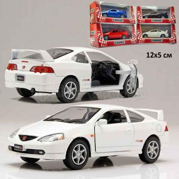 Модель легкова HONDA INTEGRA TYPE R 5'' KT5053W метал.інерц.відкр.дв.4кол.кор./96/ (шт.)