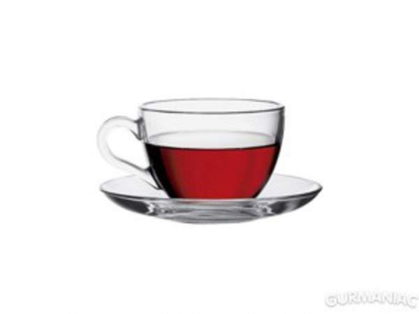 Бейзiк чашка з блюдцем д/чаю v-238мл (под.уп.) н-р6шт 97948 (шт.)