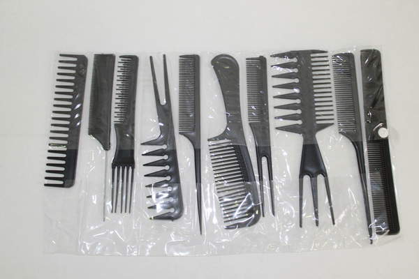 Гребінець №10-10 пл. чор. у наб. 10шт у прозор. уп. (200) (шт.)