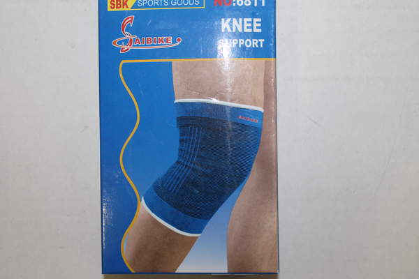 Бинт №6811 еластичний на коліно 2шт в упак. рез. син. колір. (14*21,2)см в кор. (500) (шт.)