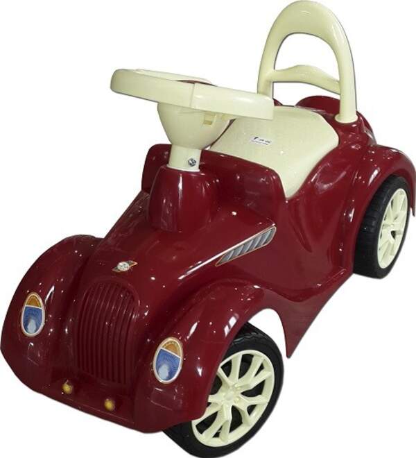 Машинка для катання РЕТРО бордова 900 (шт.)