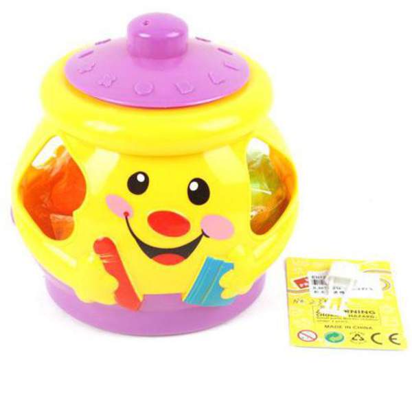 Сортер 2317 (108шт) горщик, 5 форм-брязкальце, в сітці, 15-14-11см (шт.)