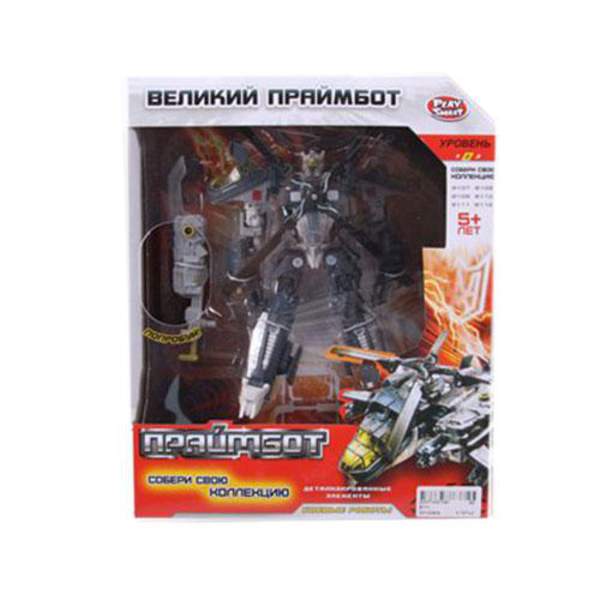Трансформер H 605/8111 (24шт) Праймбот, робот(17см) - гелікоптер, у кор-ці, 27-22-10см (шт.)