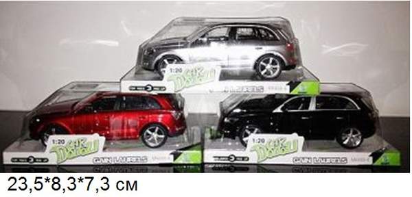 Джип 668-6 (84шт)інерція, 17см, 3 кольори, в слюді, 21-12,5-12,5см (шт.)