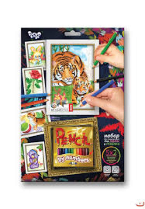 Набір для творчості "Pencil by numbers" олівці (20) PBN-01-01,02,03,...,10 (шт.)