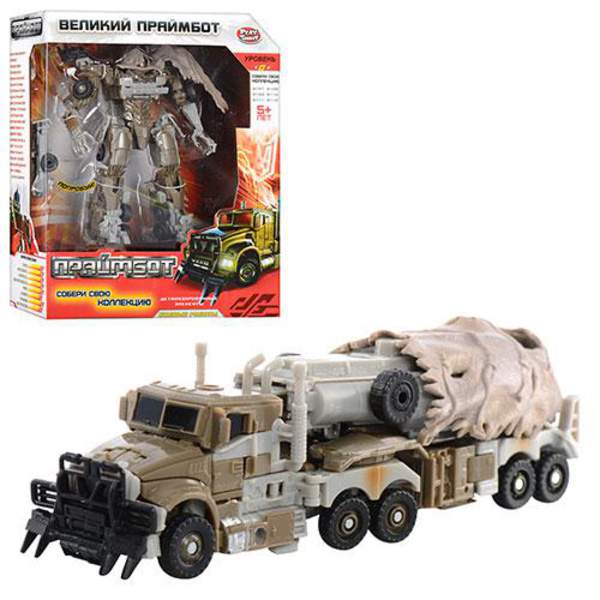 Трансформер H 604/8110 (24шт) Праймбот, робот(17см) - трейлер (військовий), у кор-ці, 27-22-10см (шт.)