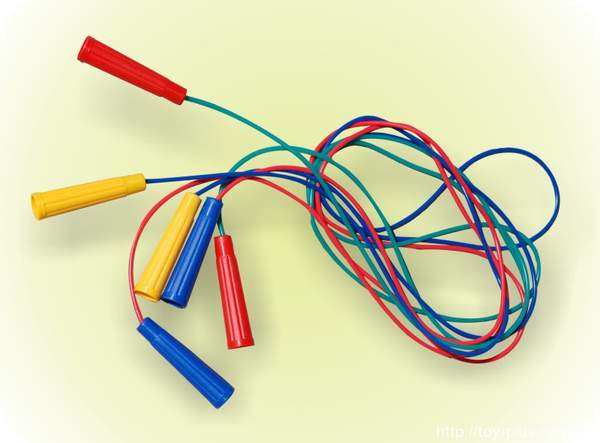 Іграшка дитяча "Скакалка №1 кольорова" 2,20 см діам. 3,9 мм арт034/2 Бамсік (шт.)