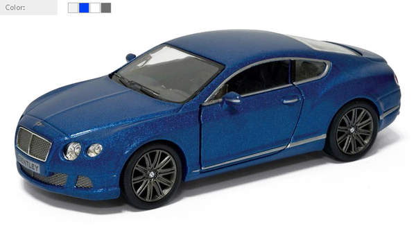 Модель легкова BENTLEY CONTINENTAL GT SPEED 5'' KT5369W метал.інерц.відкр.дв.4кол.кор./96/ (шт.)