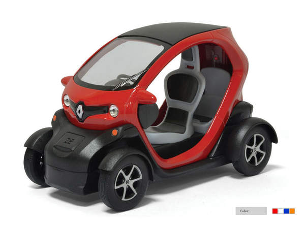 Модель легкова 5' KT5111W RENAULT TWIZY метал.інерц.4кол.кор./96/ (шт.)